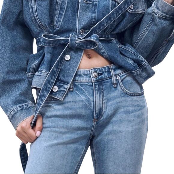 RAG & BONE EUC Dre boyfriend Jeans in Kingston Size 28 - Picture 2 of 11